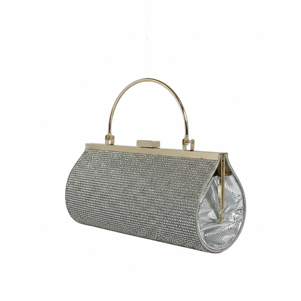 Elegant Wedding Clutch (Silver Shine)