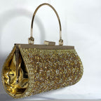 Elegant Wedding Clutch (Simple Jaal)