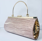 Diamond Drape Multicoloured Crystal Bridal Clutch