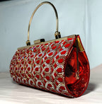 Royal Red Crystal Clutch