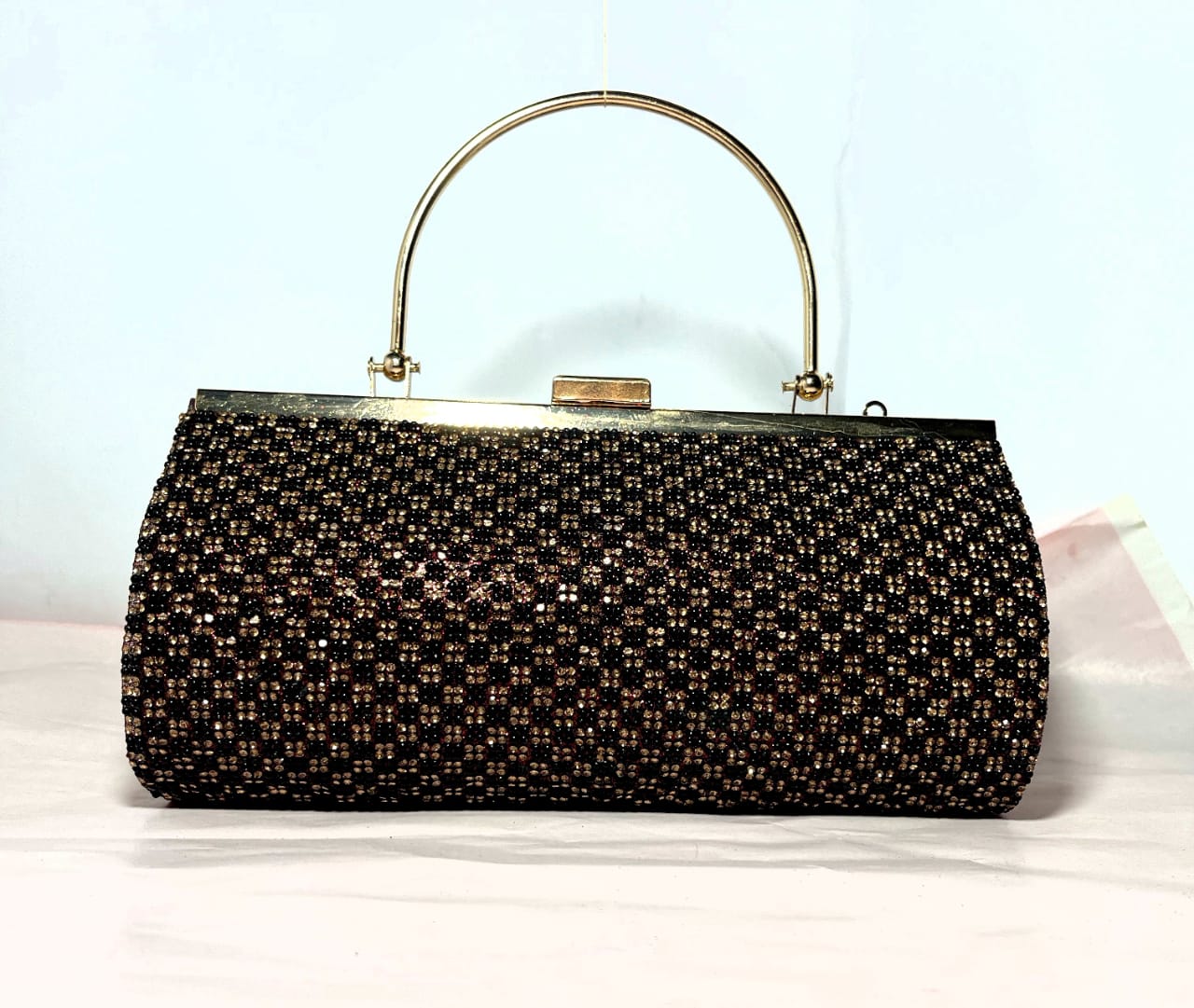 Wine Velvet Evening Bag